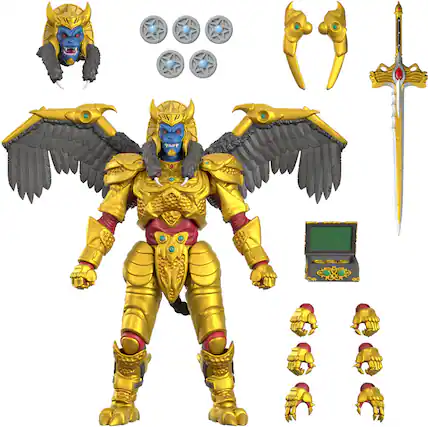 Front. Super7 - Super7 - Mighty Morphin Power Rangers ULTIMATES! Wave 1 - Goldar - Collectibles - Multicolor.