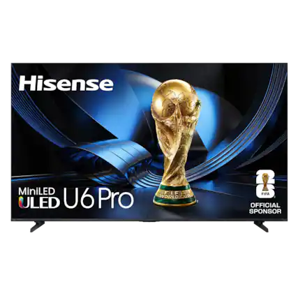 Hisense MiniLED ULED U6 Pro
FIFA WORLD CUP
OFFICIAL SPONSOR