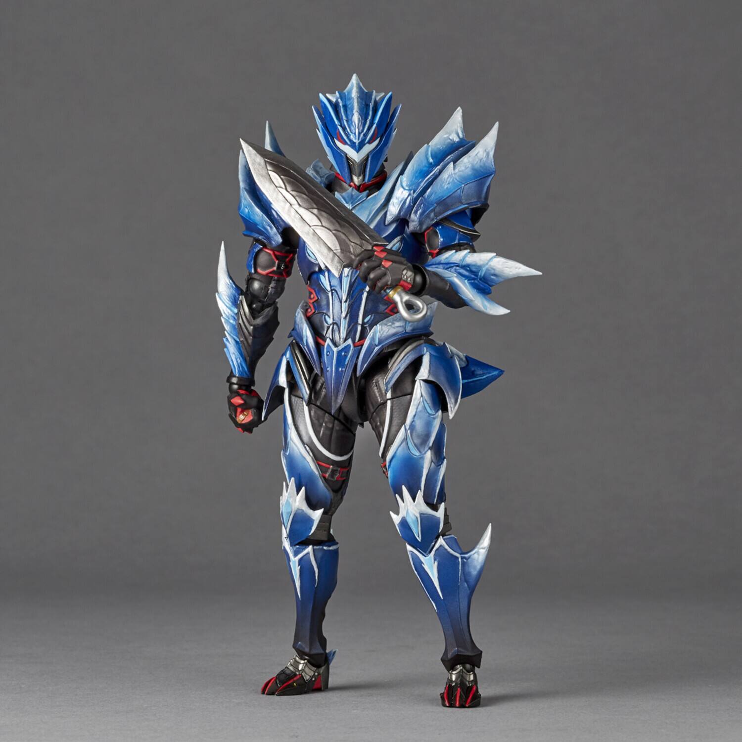 Alt View 4. PopMarket - Kaiyodo - Monster Hunter - Revoltech Amazing Yamaguchi - Lunagaro Armor Hunter Action Figure   - COLLECTIBLES - Multicolor.