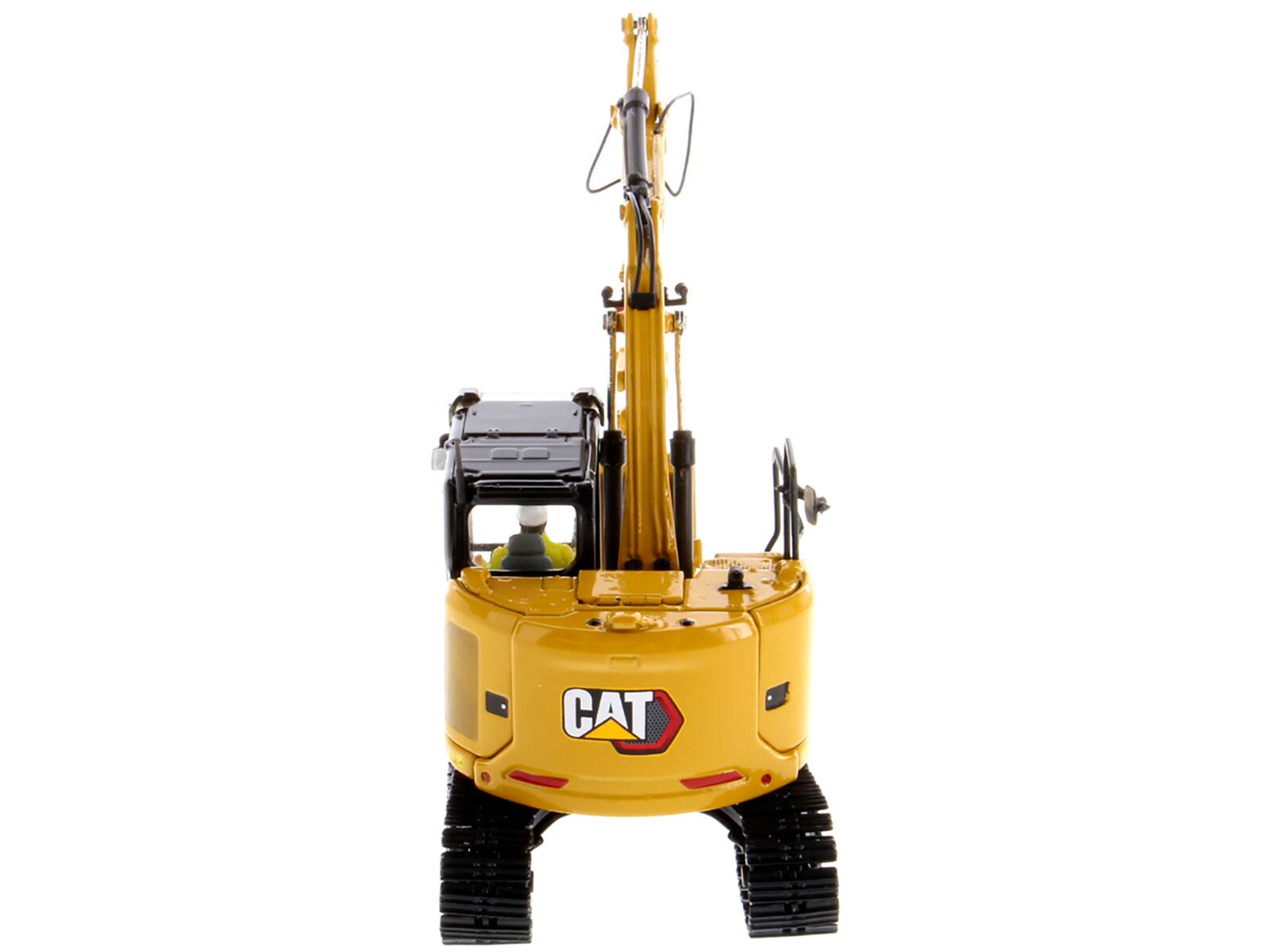 Alt View 1. Diecast Masters - CAT Caterpillar 315 Track Type Hydraulic Excavator Yellow with Operator "High Line" Series 1/50 Diecast - Yellow.