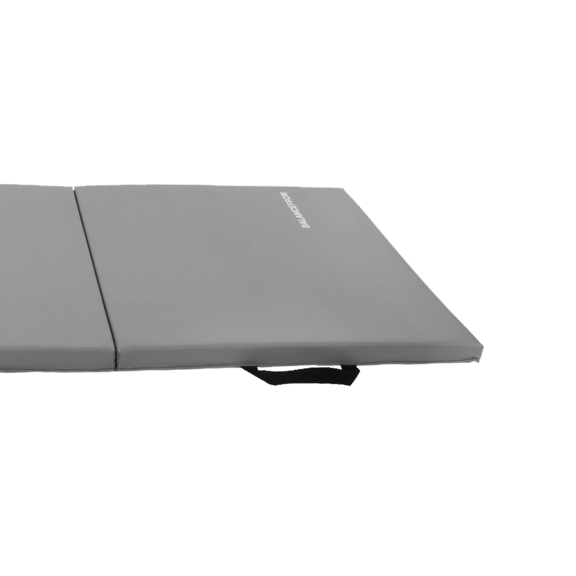 Alt View 8. BalanceFrom Fitness - BalanceFrom Fitness GoGym 6x2ft Folding 3 Panel Exercise Mat with Handles, Gray - Gray.