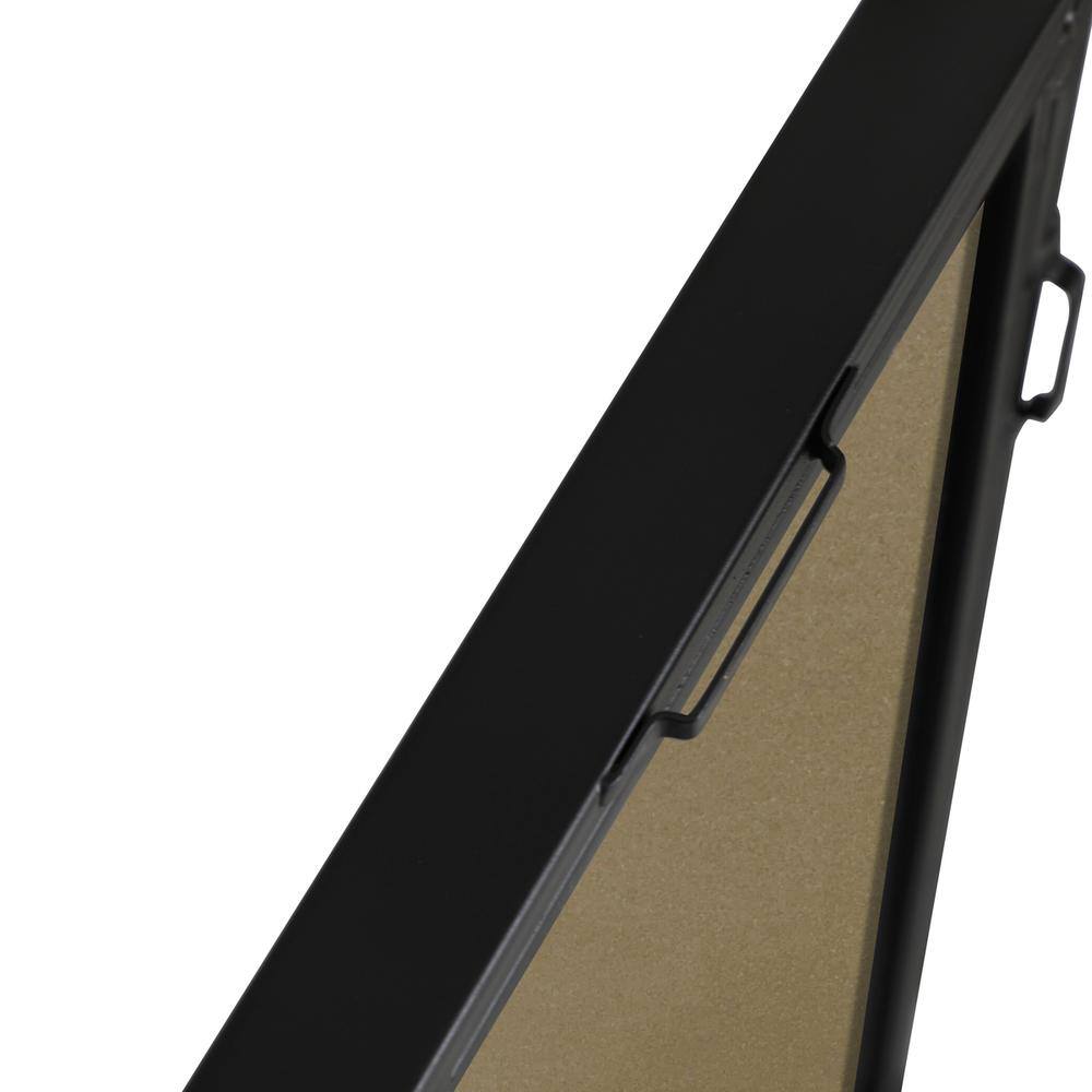 Alt View 10. Elegant Decor - Metal frame Rectangle Mirror 24 inch Black - Black.