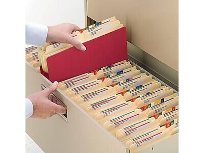 Alt View 4. Smead - File Pocket, 3.5" Expansion, Legal Size, Red - Red.