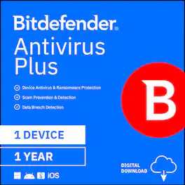 Bitdefender Total Security Individual 5 Device 2 Year Windows, Apple ...