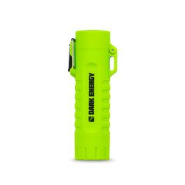Dark Energy - Rechargeable Dual-Arc Plasma Lighter Fire Starter with Mini Flashlight and Strobe for Camping, Outdoor and Emergency - Green