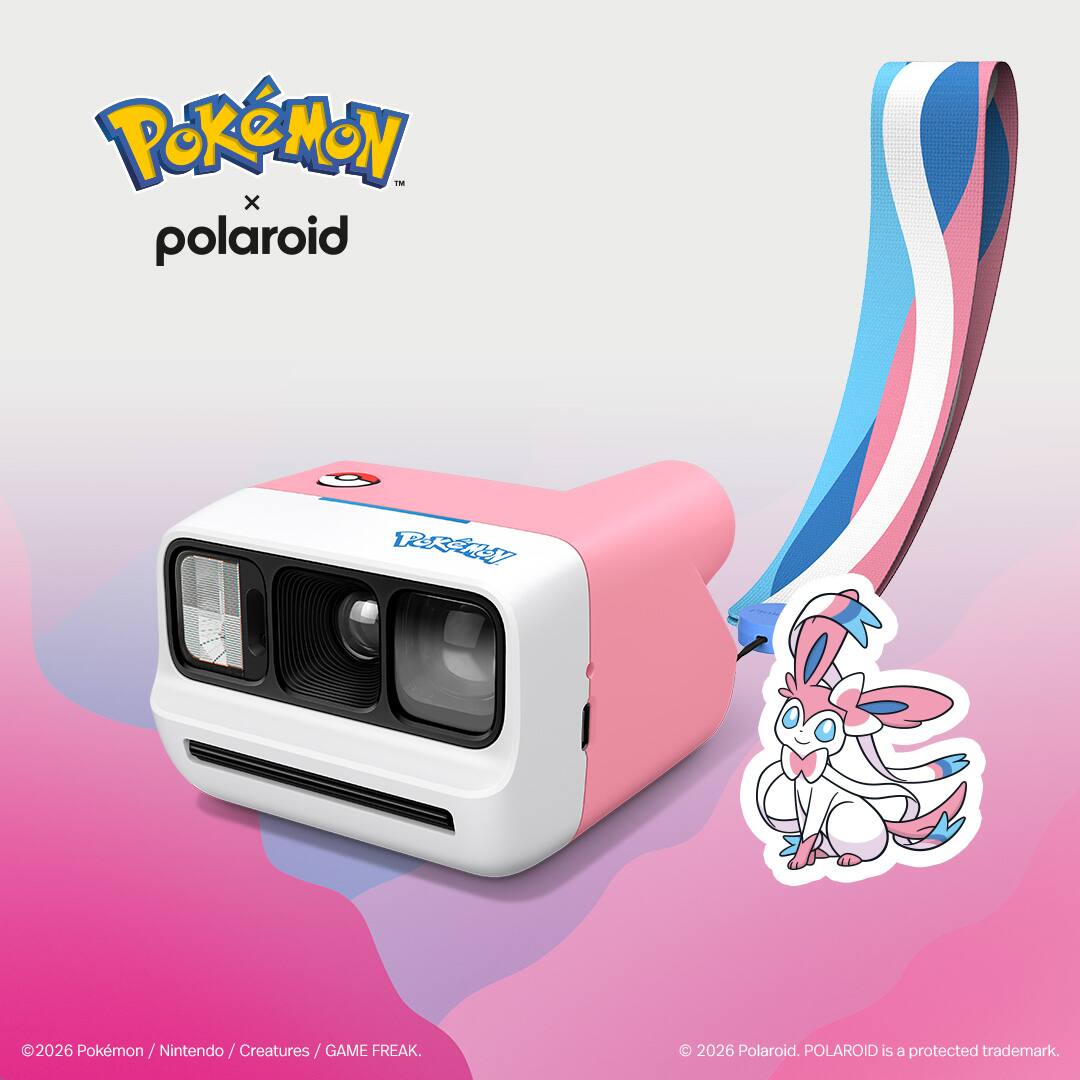 Pokémon x Polaroid

©2026 Pokémon / Nintendo / Creatures / GAME FREAK.

©2026 Polaroid. POLAROID is a protected trademark.