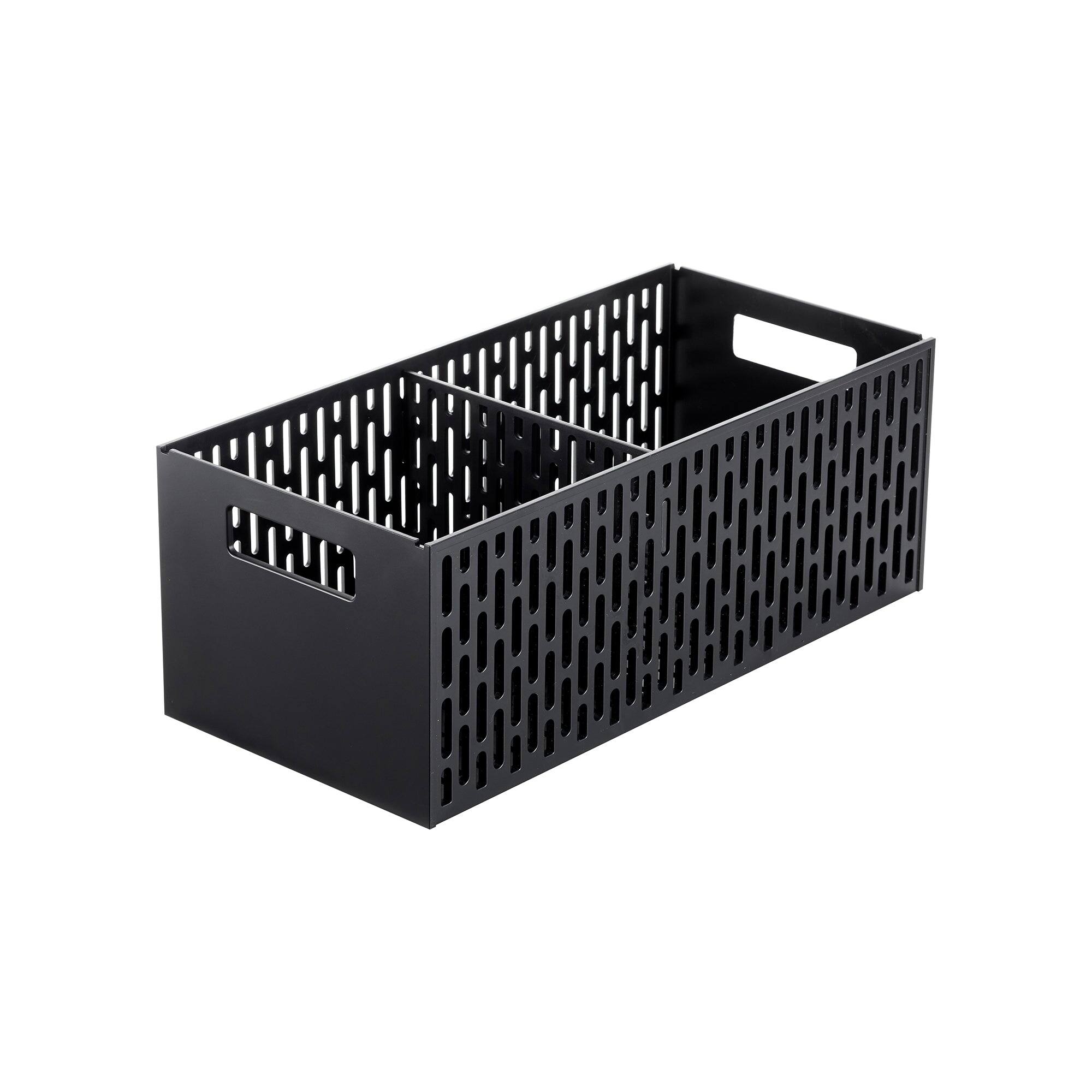 Alt View 10. Yamazaki Home - Stackable Vegetable Stocker - Black.