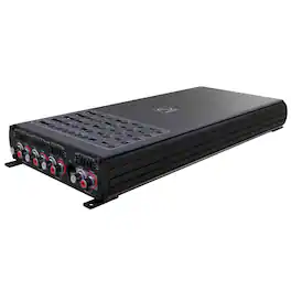 Wavtech - LINK1400.8PLUS 8 Channel Plus Series Amplifier w/Summing 175 x 8 @ 2 ohms (Remote Capable w/Optional RLC) - Black/Gray