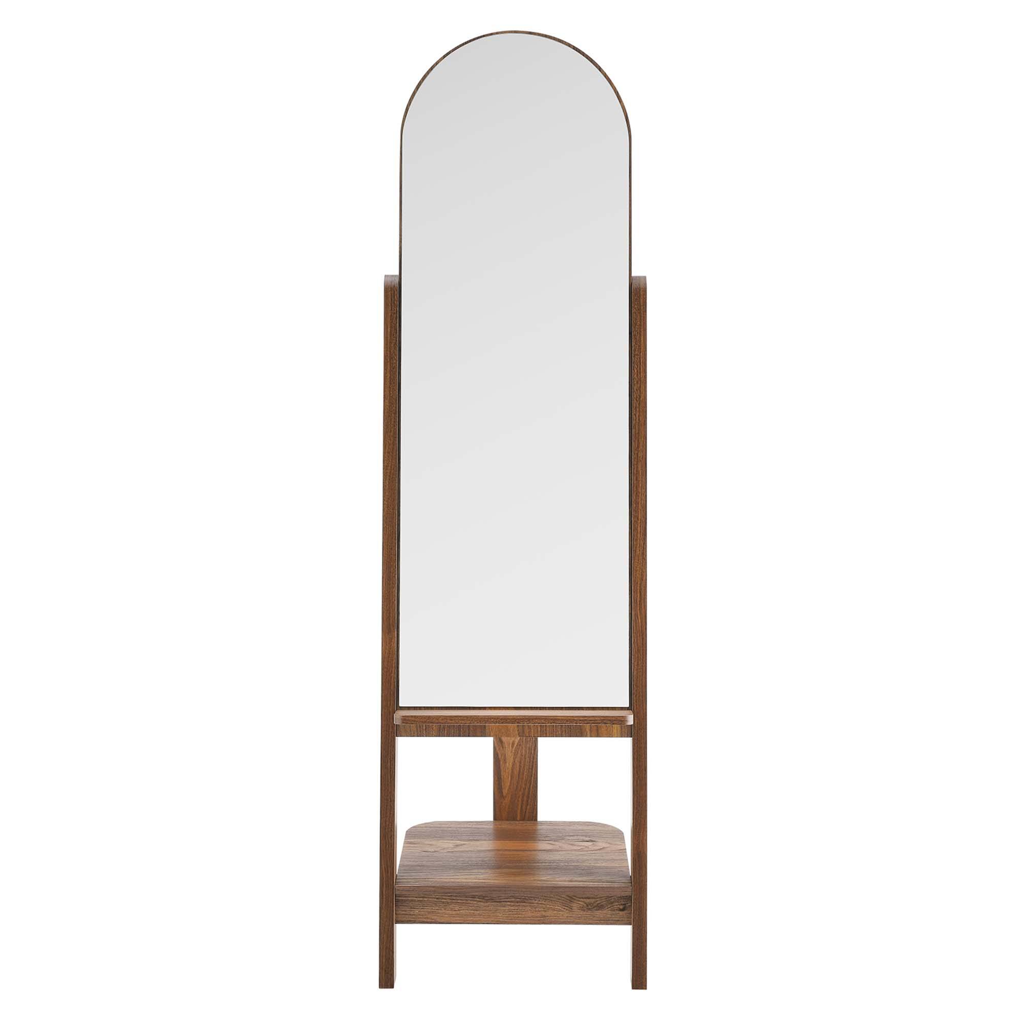 Alt View 5. Modway - Ascend Standing Mirror by Modway - Walnut.