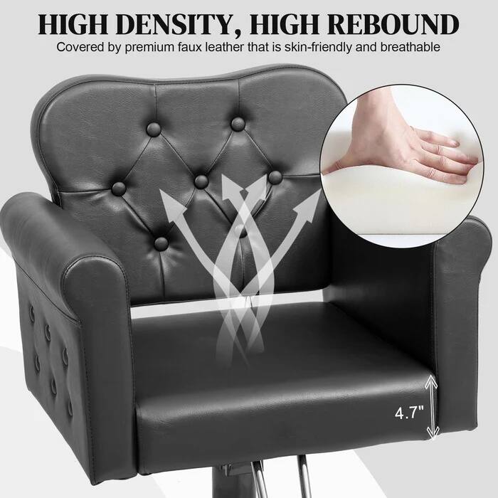 HIGH DENSITY, HIGH REBOUND  
Covered by premium faux leather that is skin-friendly and breathable  
4.7"