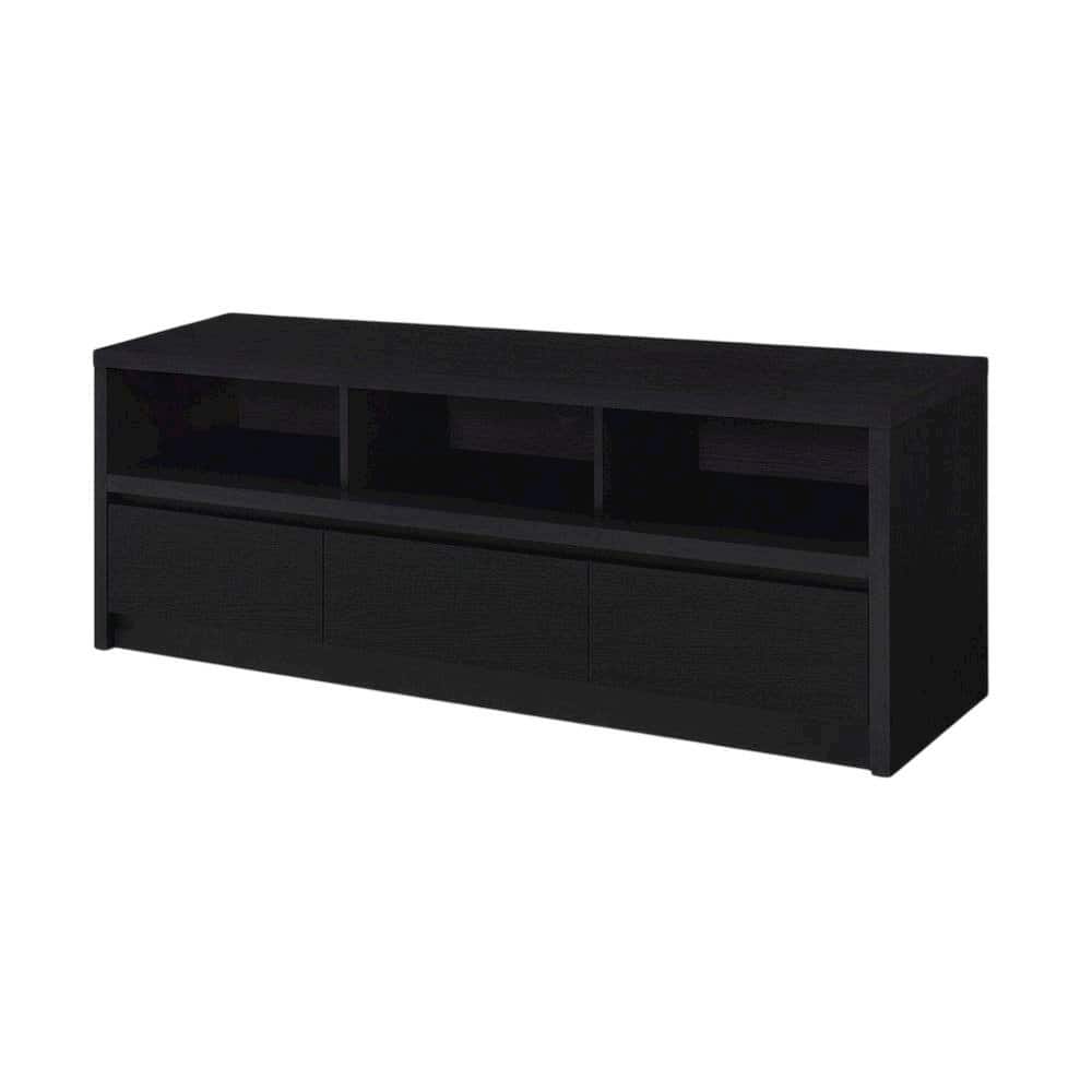 FurniFact - 59-Inch TV Stand with 3 Drawers and Contemporary Style - Black price history on PriceWatchPro