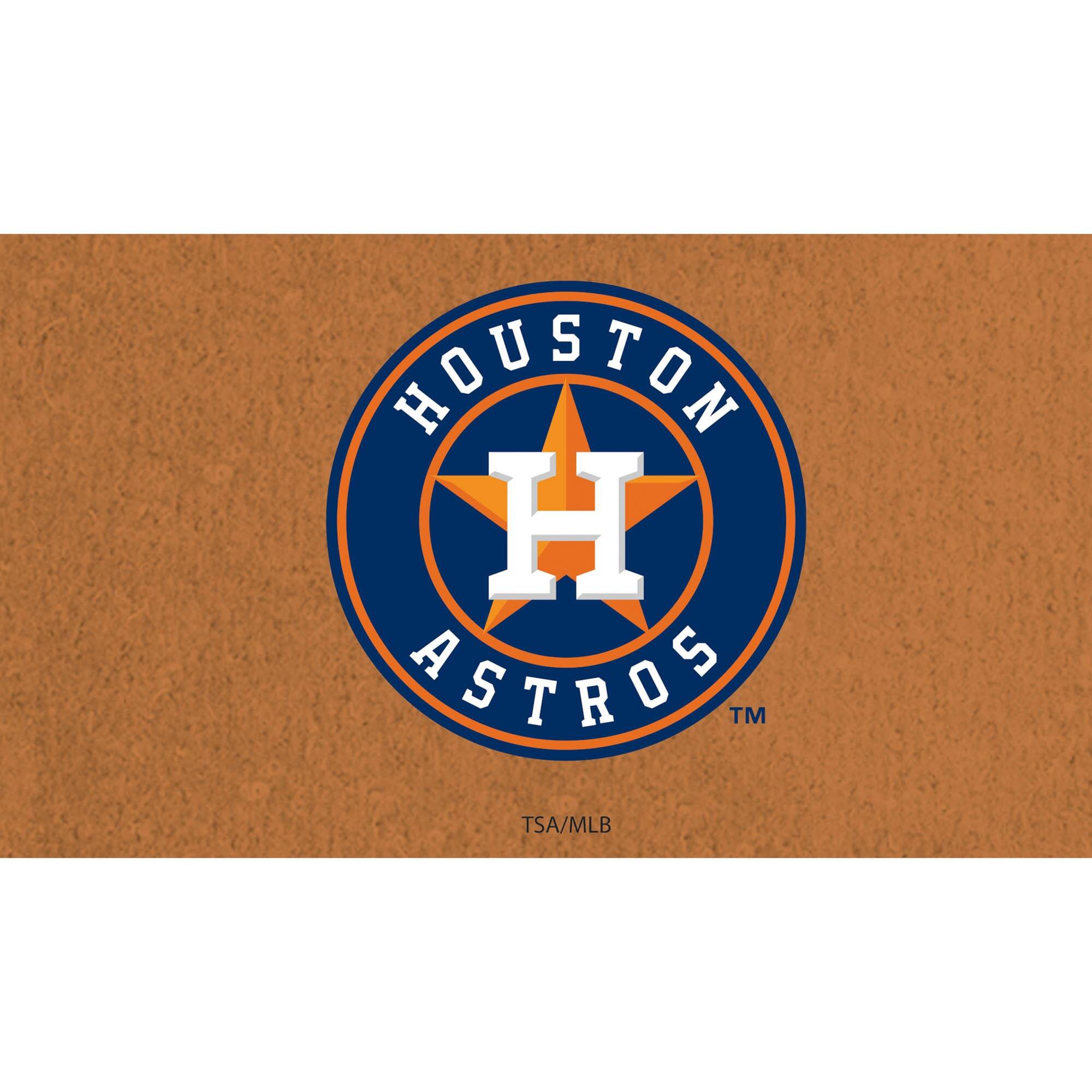 Evergreen Enterprises - Houston Astros 28" x 16" Primary Logo Coir Mat - Multicolor