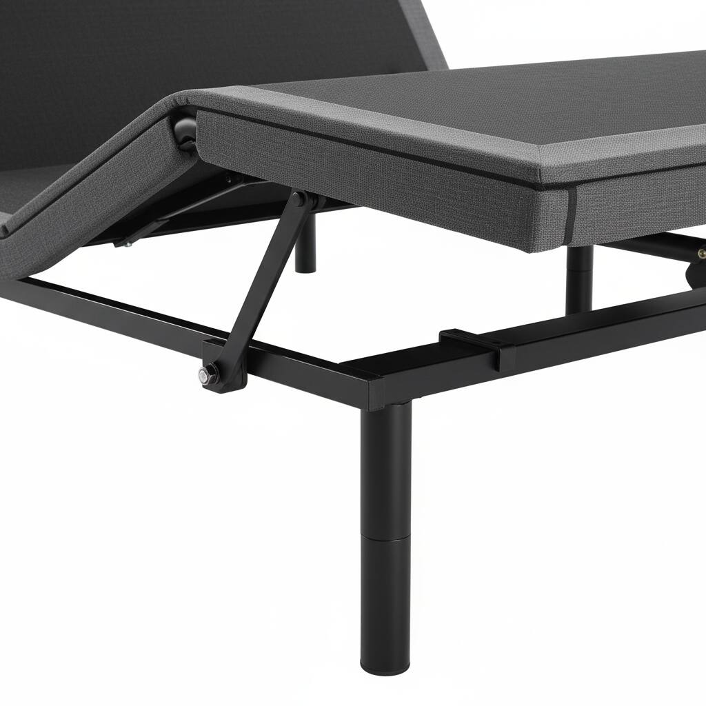 Alt View 5. AOITUN - Queen adjustable bed frame with massage and wireless remote for daily comfort - Black.