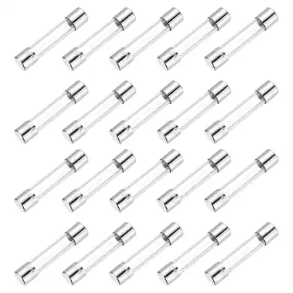 Front. Unique Bargains - 1A 250V Glass Fuse 6x30mm Time Delay Fuse UL Listed Slow Blow Fuse for Home Appliances 20pcs.