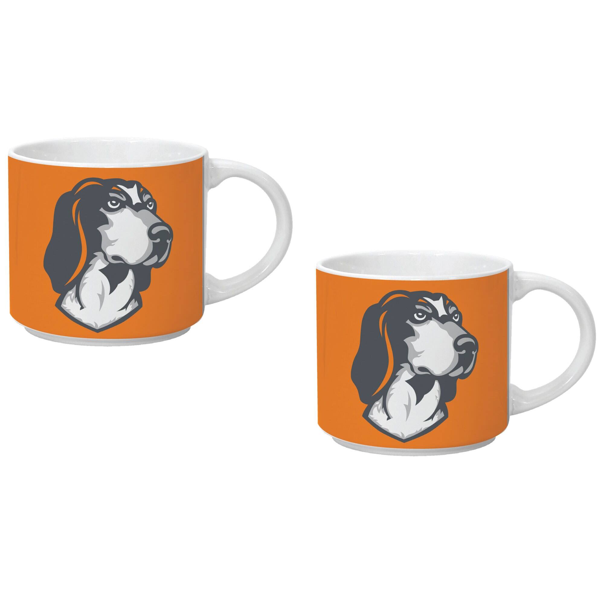 Alt View 1. Indigo Falls - Tennessee Volunteers Two Pack 14oz. Stackable Mug Set - Multicolor.