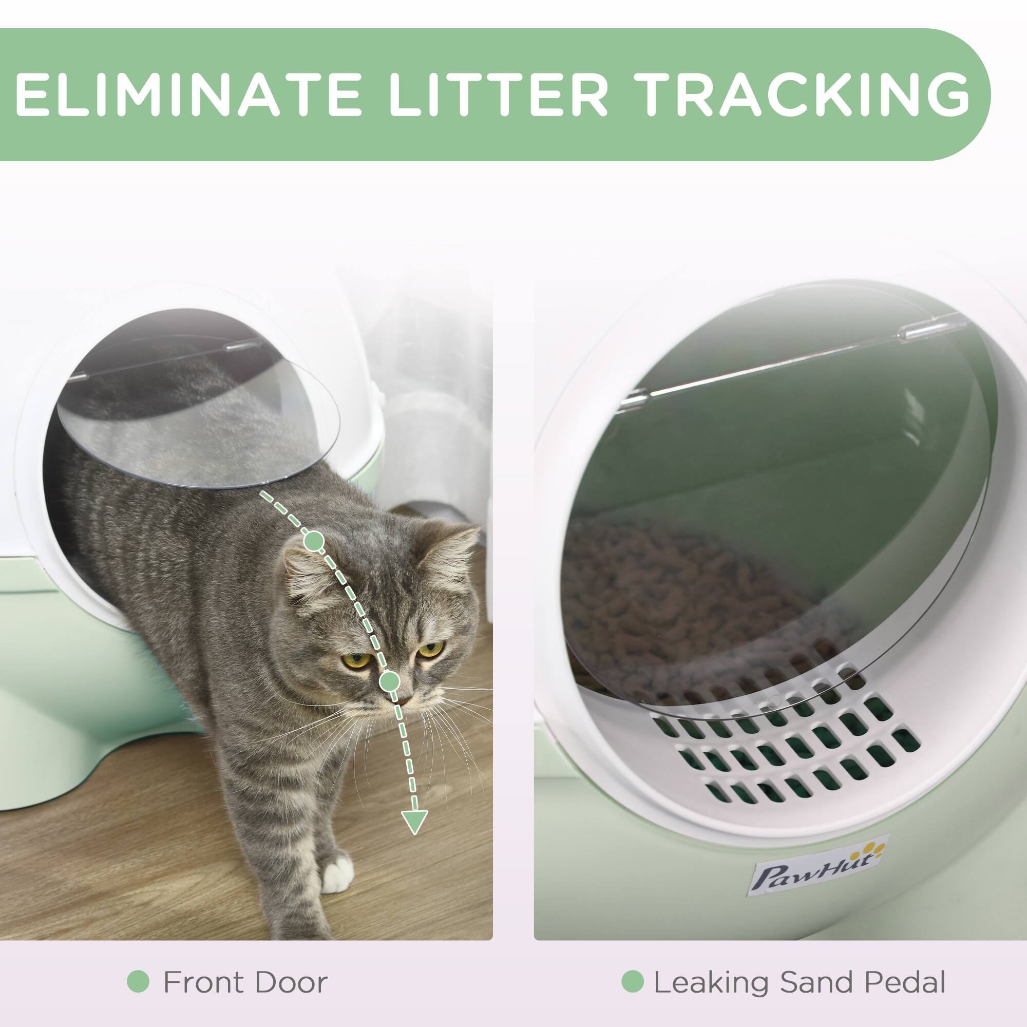 ELIMINATE LITTER TRACKING

Front Door

Leaking Sand Pedal