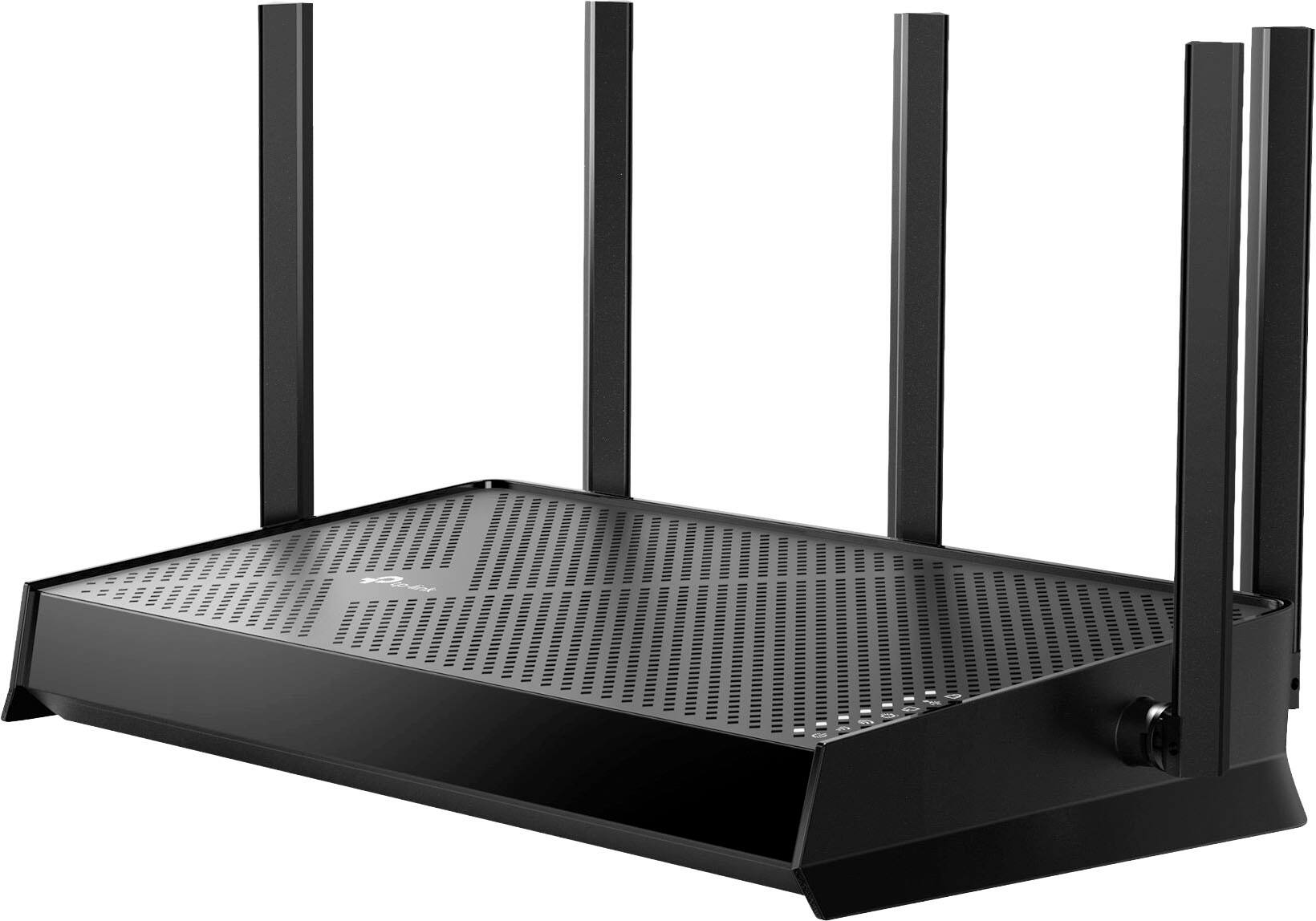 Angle. TP-Link - Archer BE5000 Dual-Band Wi-Fi 7 Router - Black.