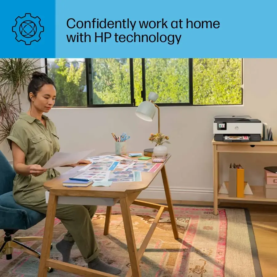 Confidently work at home with HP technology.
