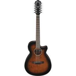 Ibanez - AEG5012 AEG 12-String Acoustic Electric Guitar - Dark Violin Sunburst