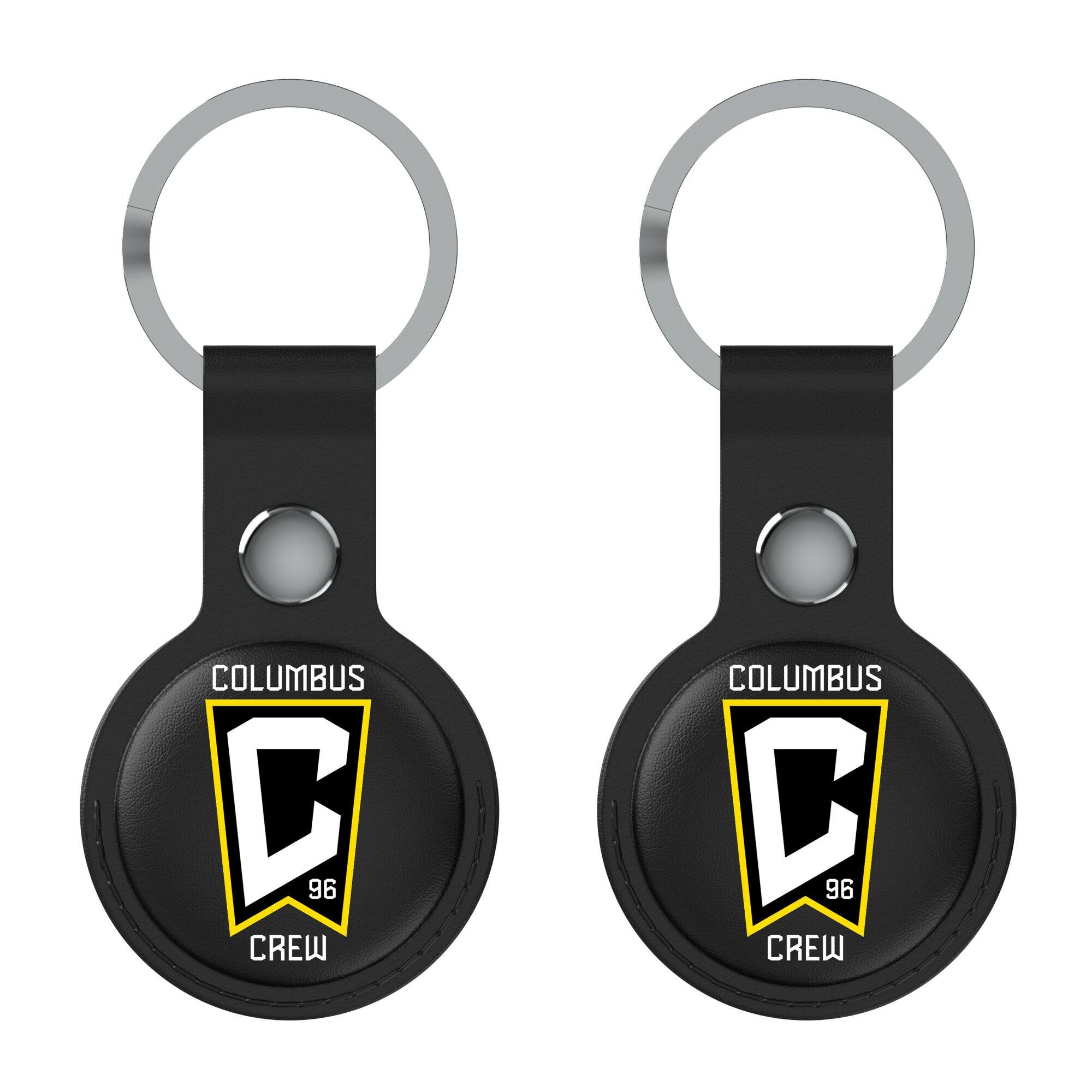 Keyscaper - Columbus Crew Two-Pack Insignia AirTag Holders - No Size - Black