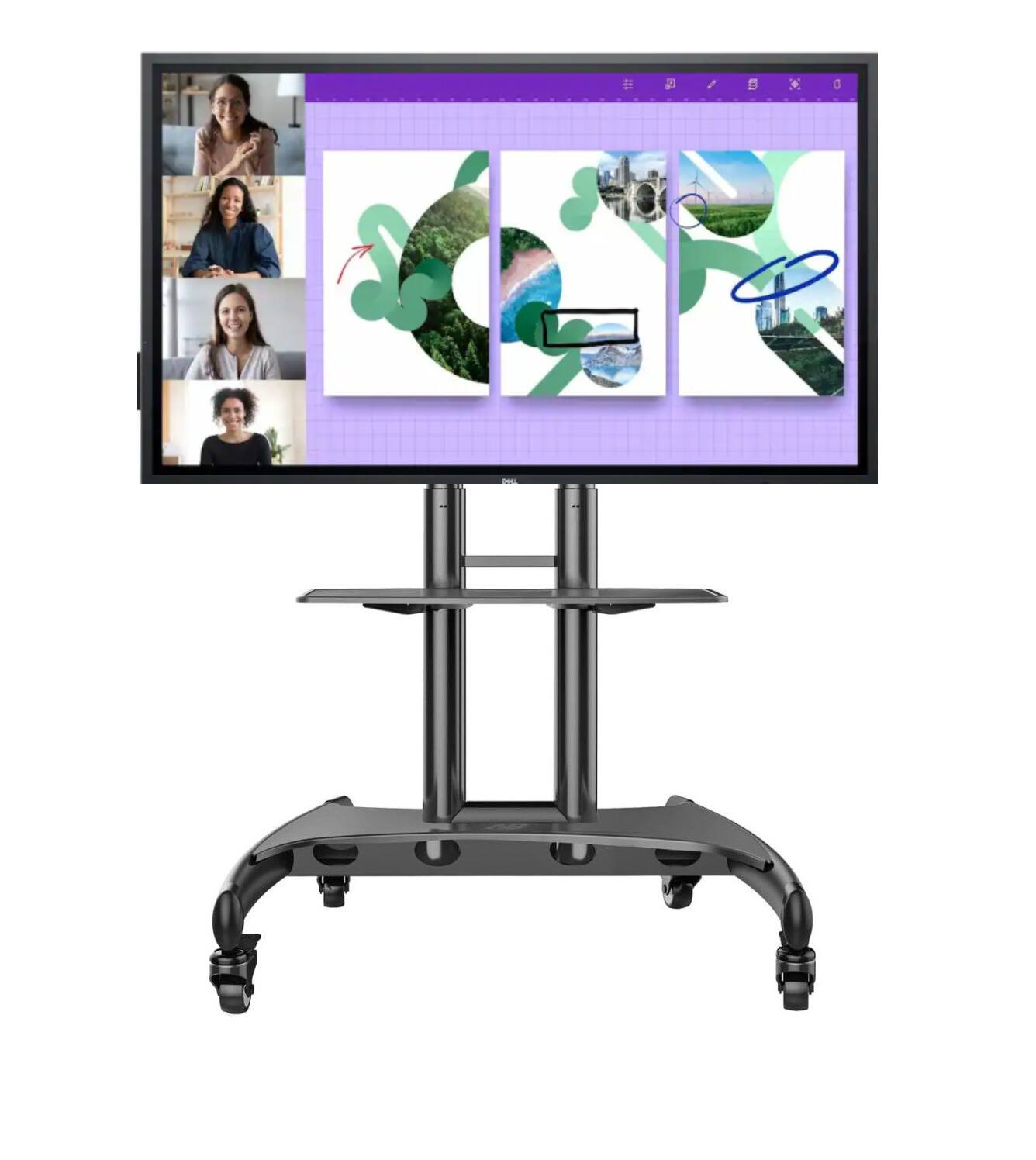 Angle. Dell - 4K Interactive Touch Monitor - C6522QT.