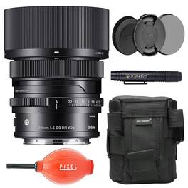 50mm f/2 DG DN Contemporary Lens for Leica L Mount w/ Advanced Accessory Bundle | 314969 | Sigma 50mm Leica L Lens - Black