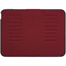 Front. ZUGU - Slim Protective Case for Apple iPad (A16) (11th Generation, 2025) and iPad 10.9 (10th Generation, 2022) - Red.