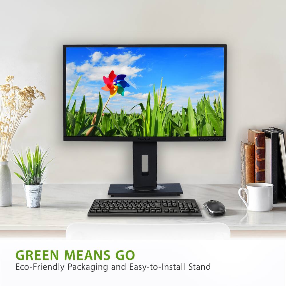 GREEN MEANS GO  
Eco-Friendly Packaging and Easy-to-Install Stand