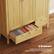 2 Drawers
Large drawer is lockable to keep personal belongings secure