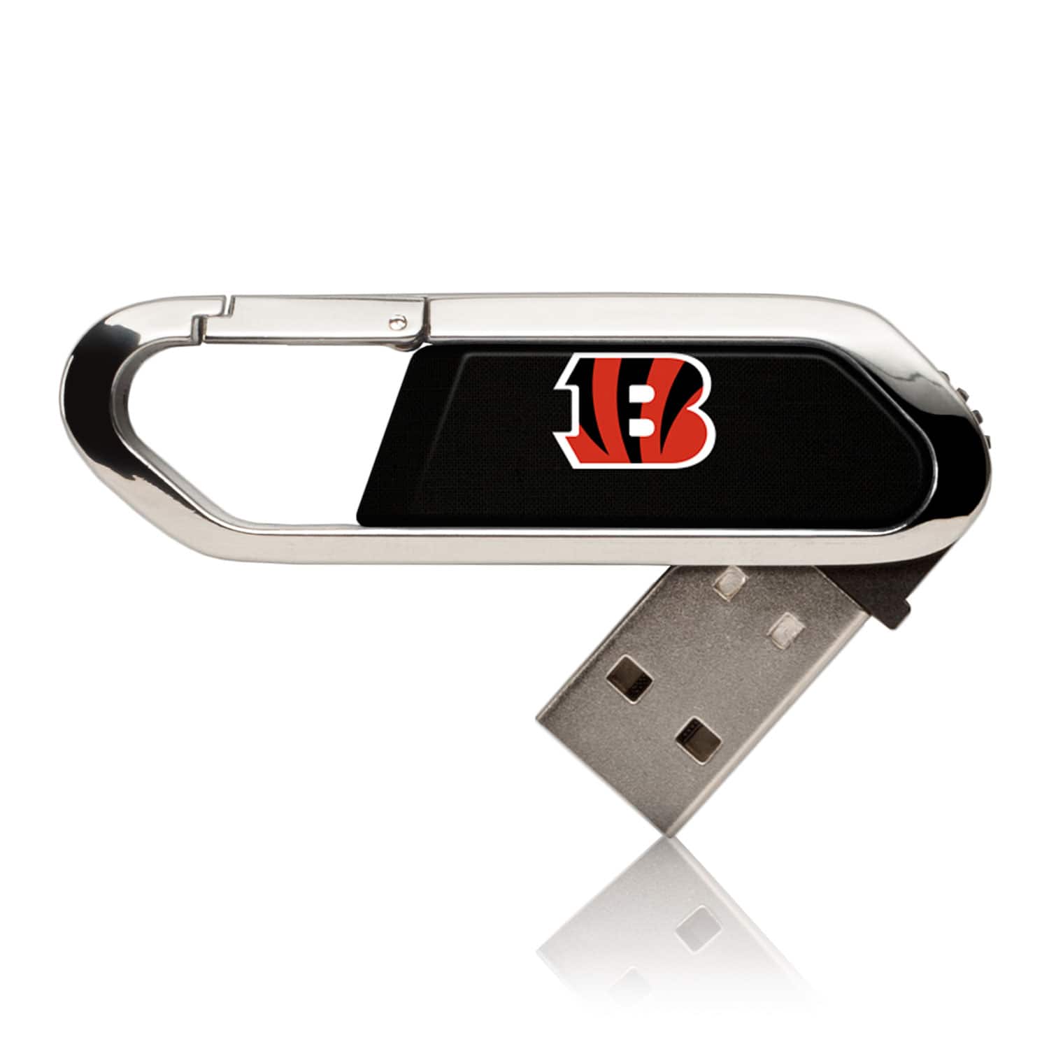Keyscaper - Cincinnati Bengals Solid Clip USB Flash Drive - Multicolor