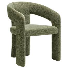 Oslo Barrel Fabric Upholstered Dining Accent Chair by Modway - Green