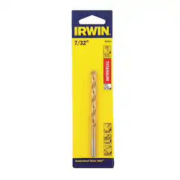 Irwin - 7/32 X 3 3/4 L High Speed Steel Drill Bit Straight Shank 1 pc