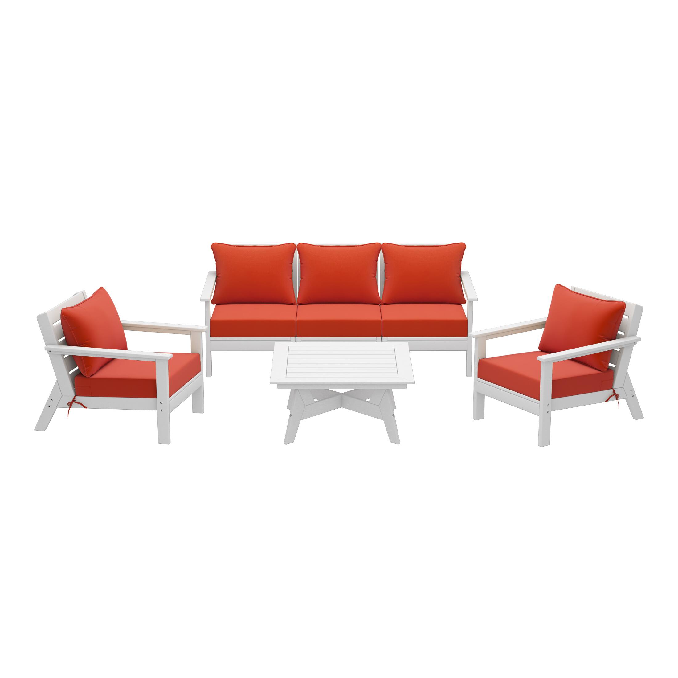 White/Orange