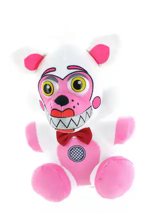 Front. Chucks Toys - Five Nights at Freddy's Sister Location 10" Plush: Funtime Foxy - Red.