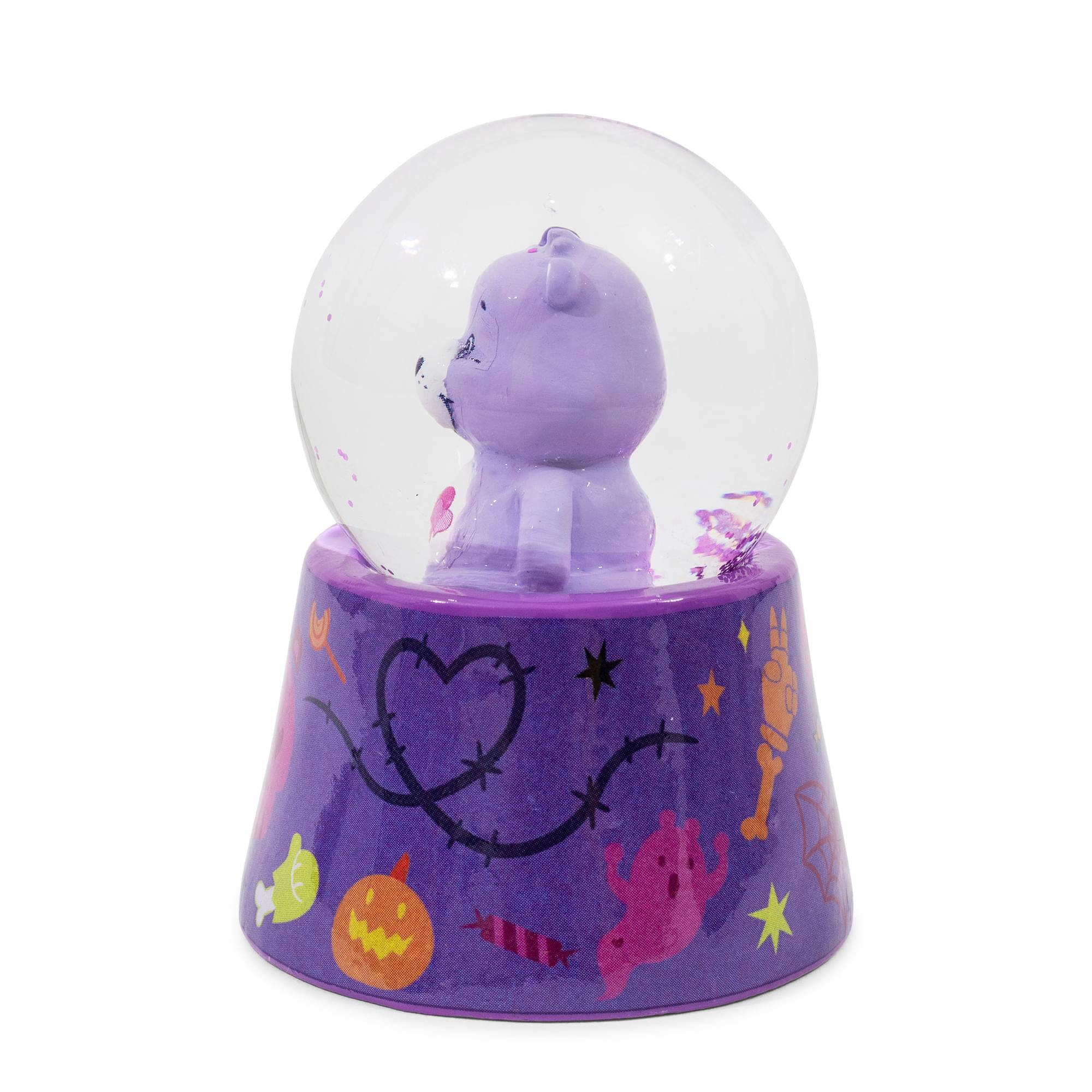 Alt View 10. Silver Buffalo - Care Bears Harmony Bear Frankenstein 3-Inch Mini Light-Up Snow Globe - Purple.