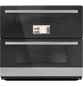 Café - 30" Duo Smart Built-In Double Electric Wall Oven with Air Fry - Platinum Glass