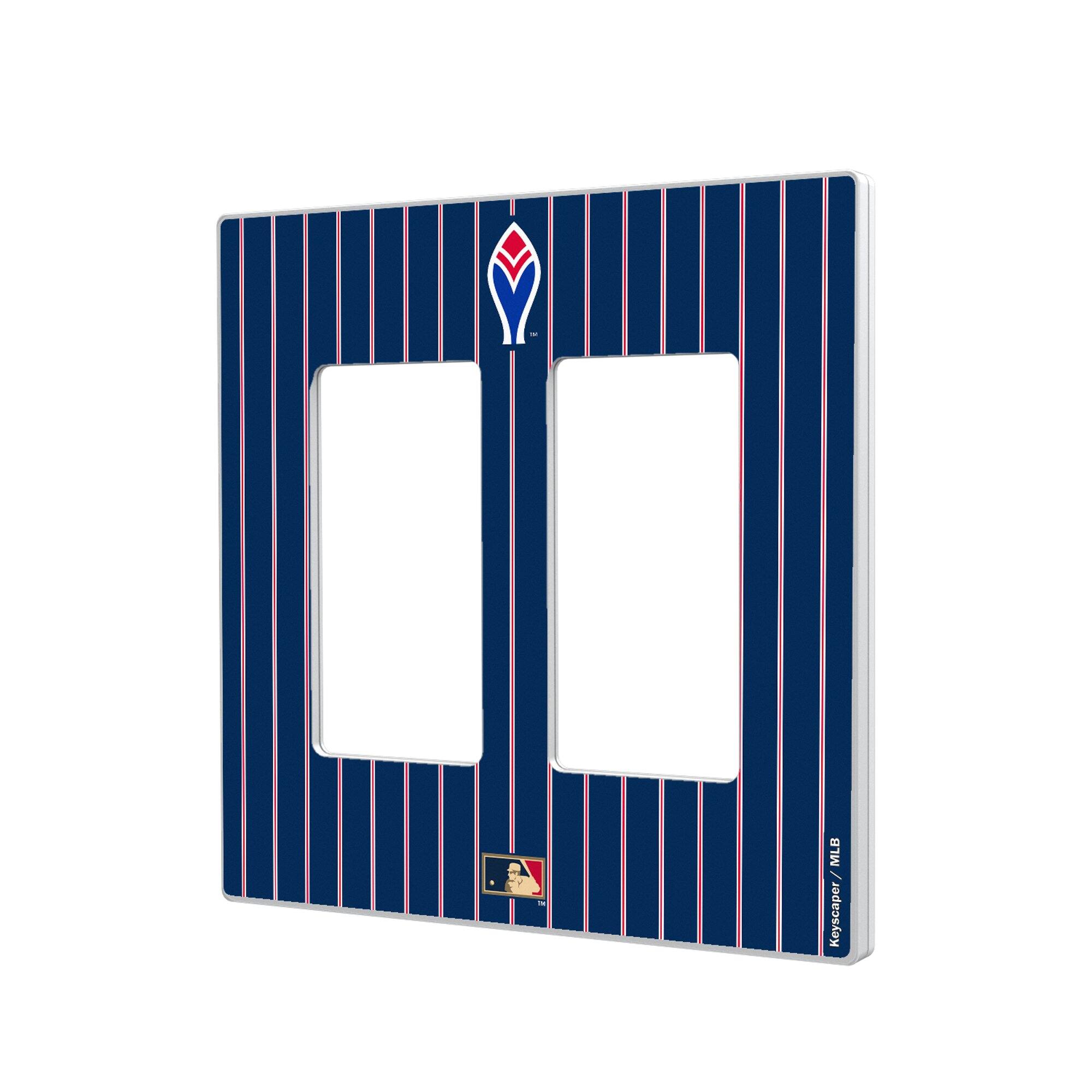 Keyscaper - Atlanta Braves 1972-1975 Cooperstown Pinstripe Double Rocker Light Switch Plate - Multicolor price history on PriceWatchPro
