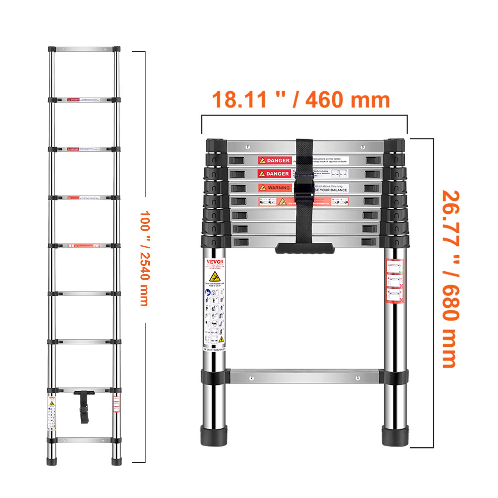 18.11" / 460 mm  
100" / 2540 mm  
26.77" / 680 mm  

DANGER  
DANGER  
WARNING  
KEEP YOUR BALANCE  

YEVOR