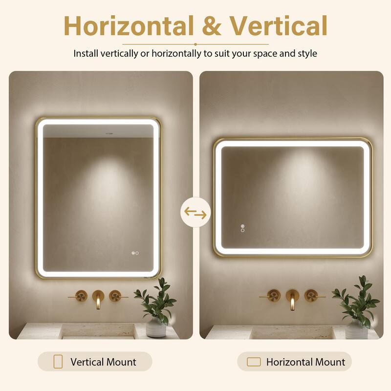 Horizontal & Vertical  
Install vertically or horizontally to suit your space and style  
Vertical Mount  
Horizontal Mount