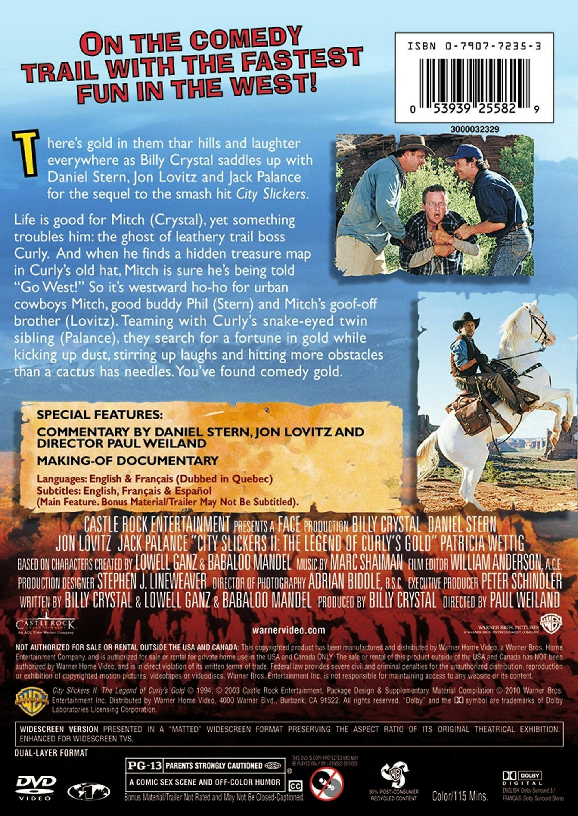 Angle. City Slickers 2 - The Legend of Curly's Gold [DVD].