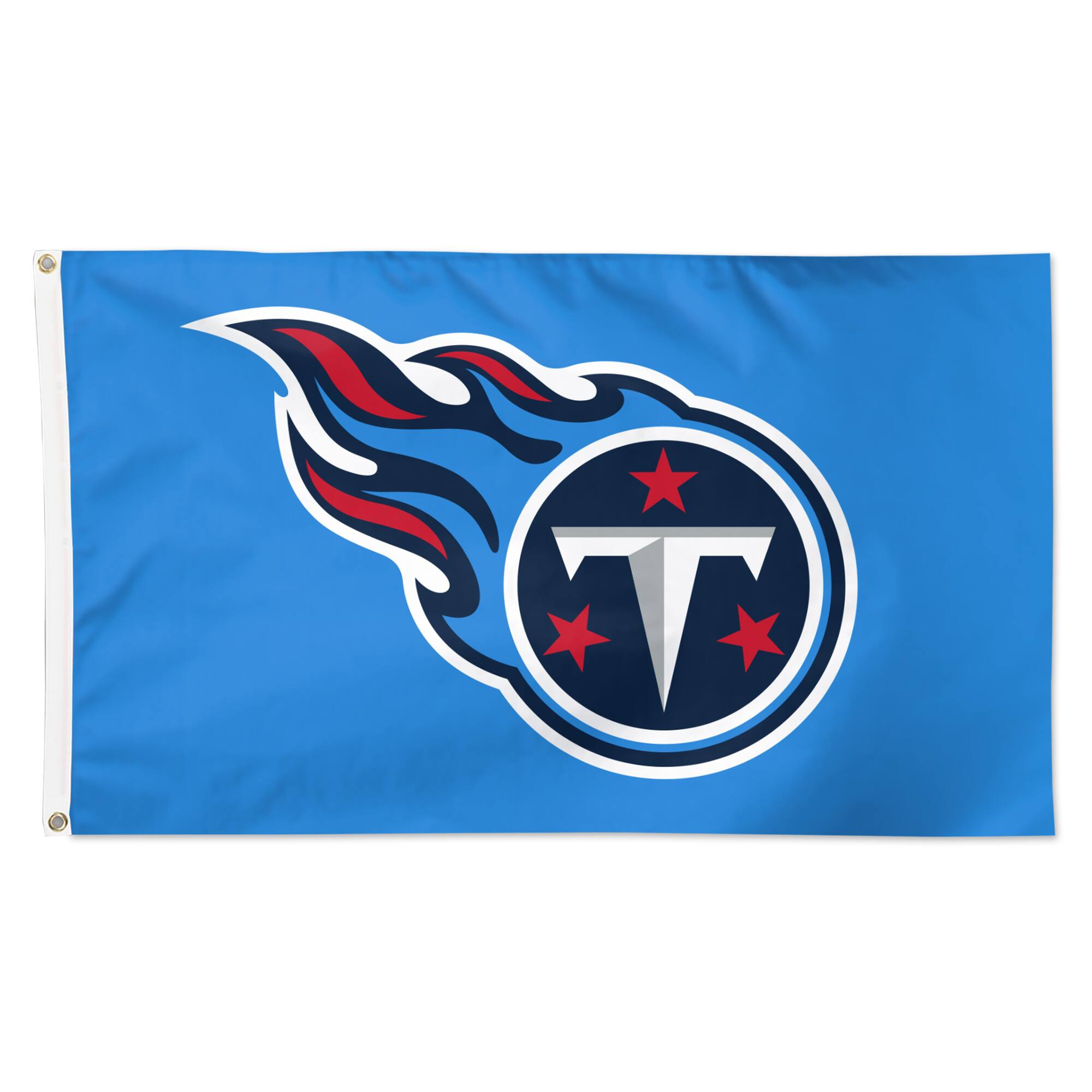 Front. WinCraft - Tennessee Titans 3' x 5' Alternate 1-Sided Deluxe Flag - Multicolor.
