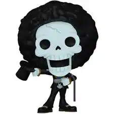 Funko - Pop! One Piece Brook #2447 Glow in the Dark Vinyl Figure - Multicolored