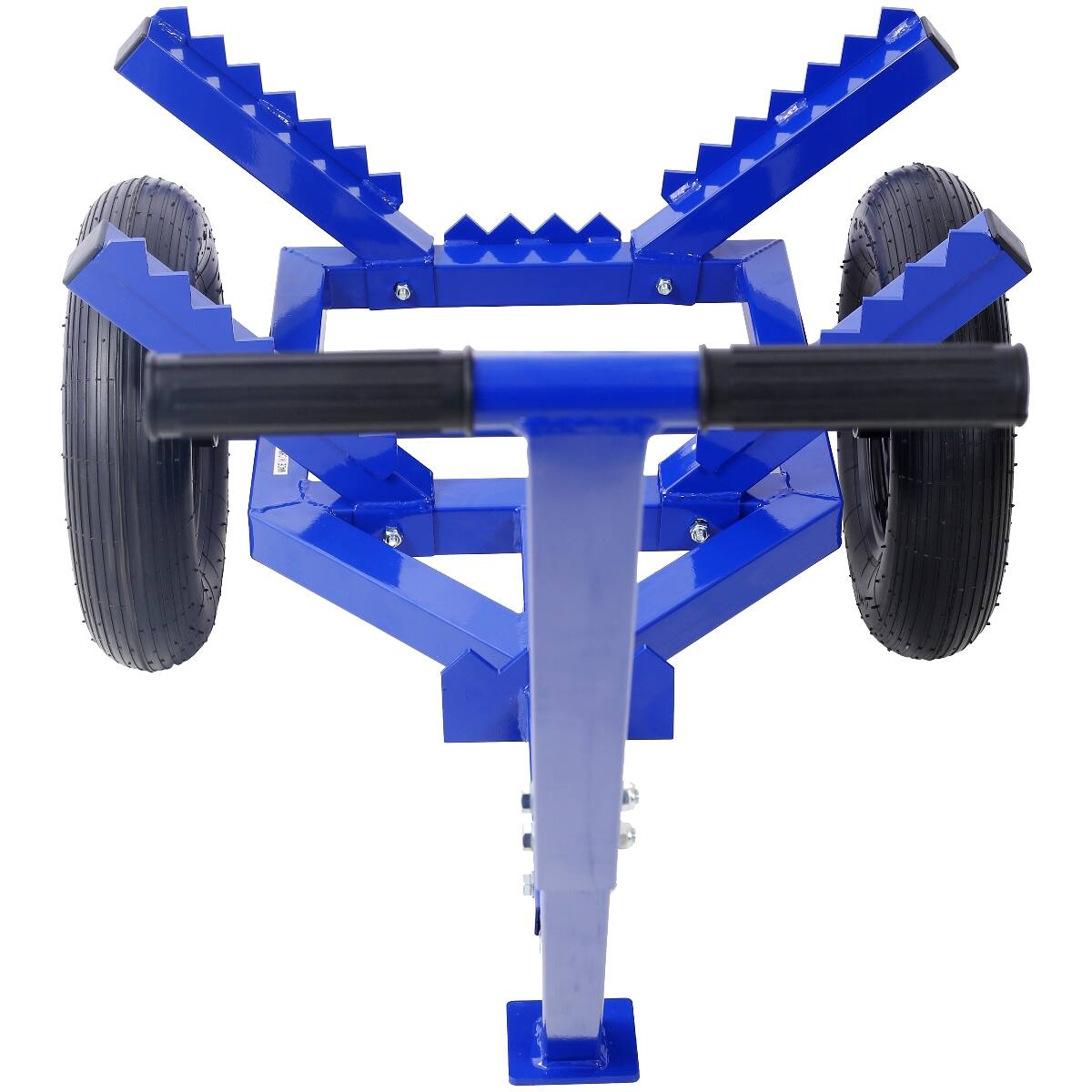 Alt View 3. Ropilly - Ropilly Log Dolly with Load Binder, 440 lb Capacity Log Cart with 16 Inch Air Tires and Choker Chain - Blue.