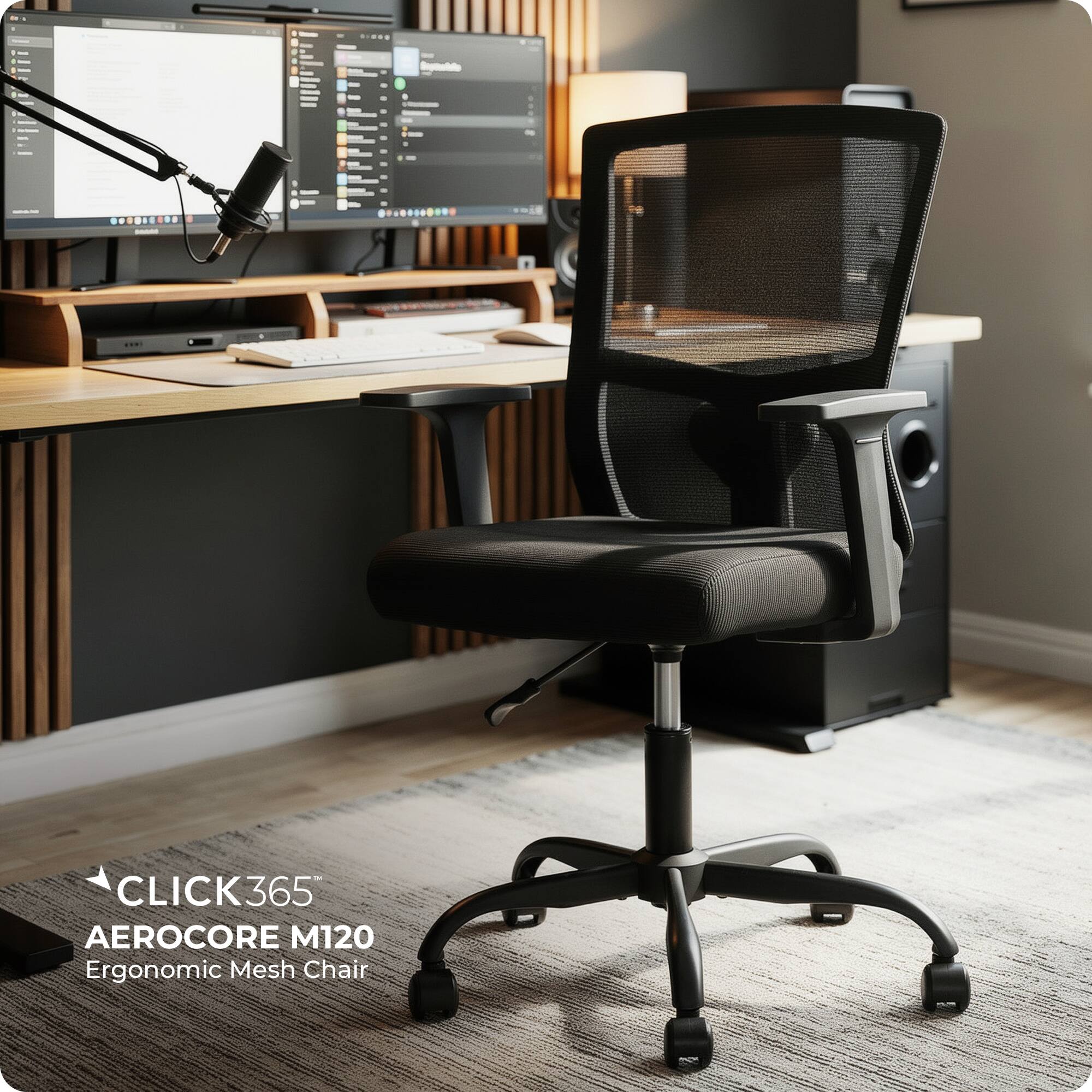 CLICK365  
AEROCORE M120  
Ergonomic Mesh Chair