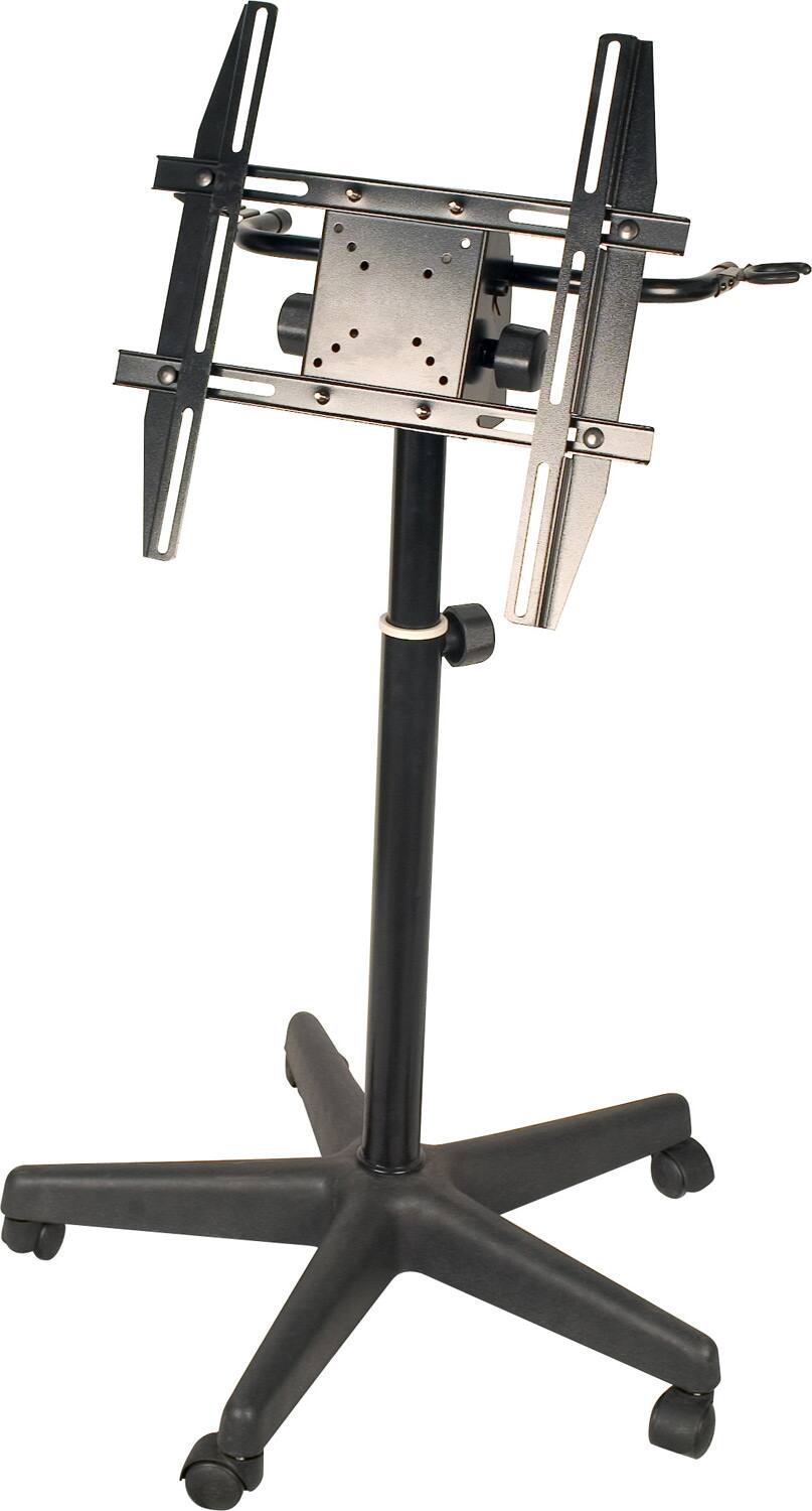 Front. VocoPro - Flat Panel Monitor Stand MS86 - Black.