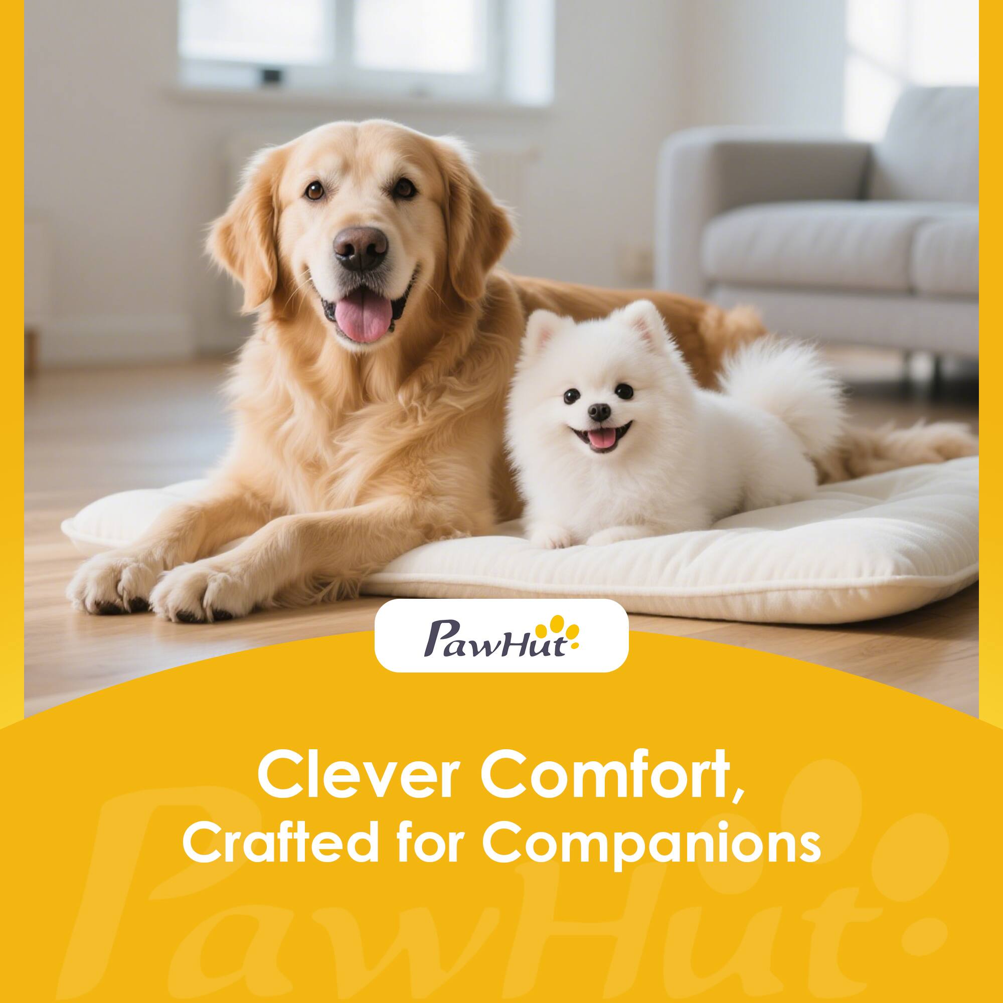 PawHut  
Clever Comfort, Crafted for Companions