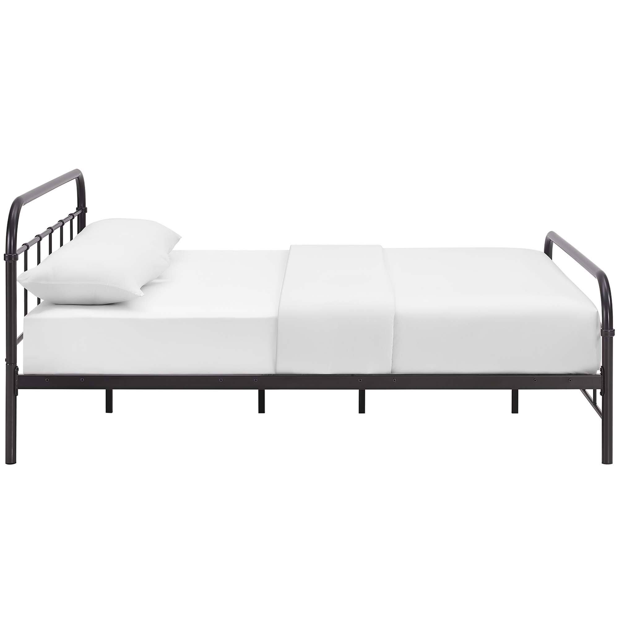 Alt View 1. Modway - Anya Fabric Queen Bed - Gray.