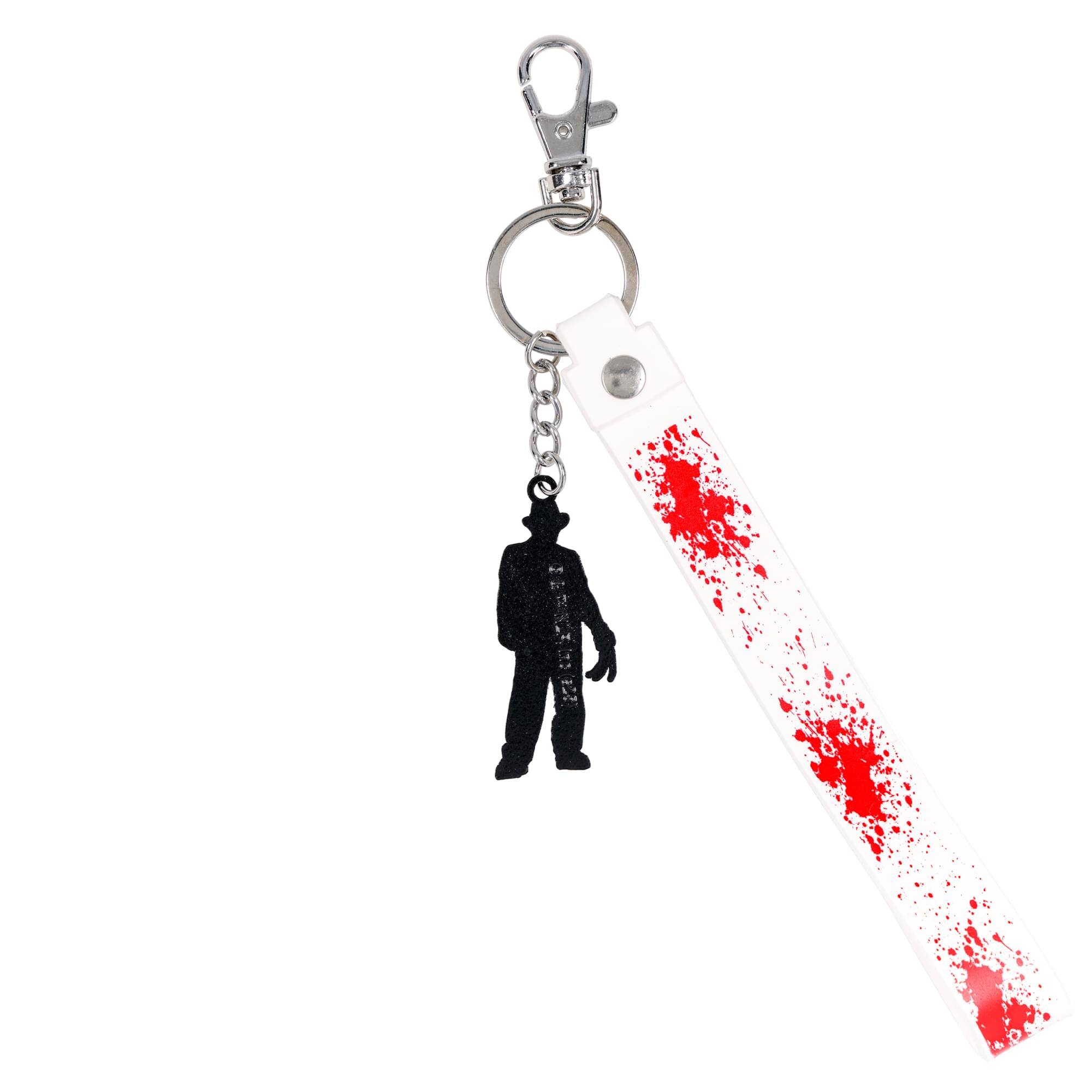 Alt View 10. SalesOne LLC - A Nightmare On Elm Street Freddy Krueger Enamel Keychain With Lanyard Strap - Multi-Colored.