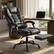 Alt View 1. Vinsetto - Vibrating Massage Office Chair High Back Massaging Office Desk Chair with Lumbar Support - Black.
