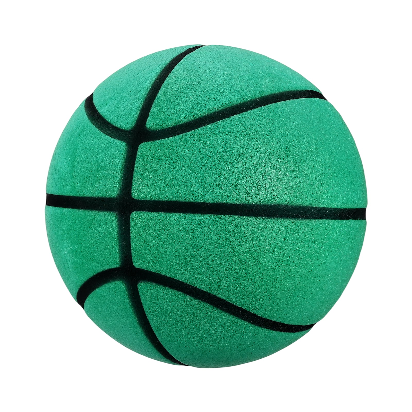 "Unique Bargains - Silent Basketball Size 5 (8.3"") Quiet Basketball High Density Foam No Noise 3D Groove Bouncing Ball with Net Bag - Green" price history on PriceWatchPro